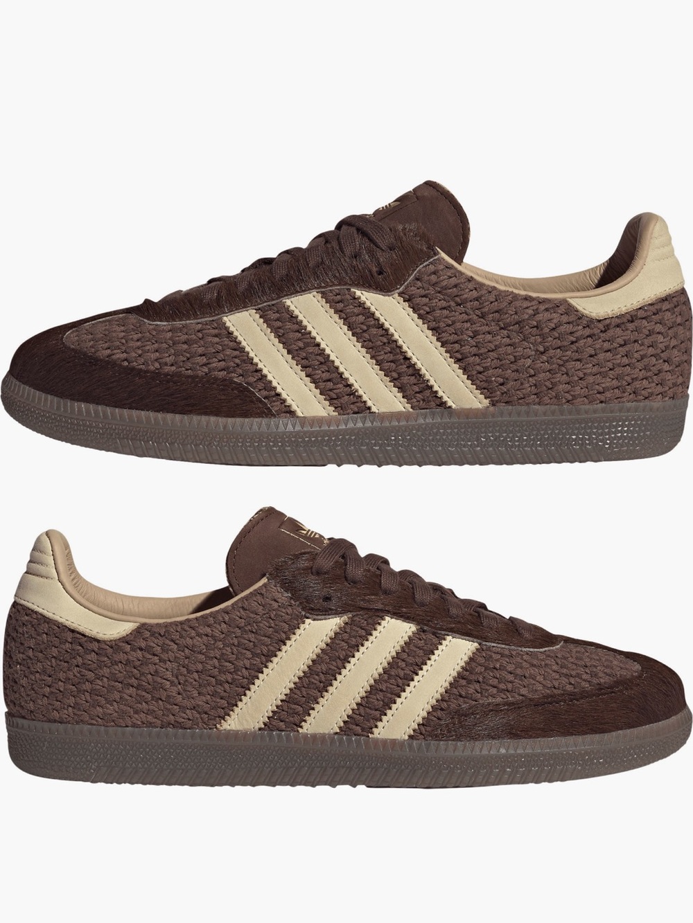 🐻 ADIDAS SAMBA KNIT SWEATER BROWN 🤎